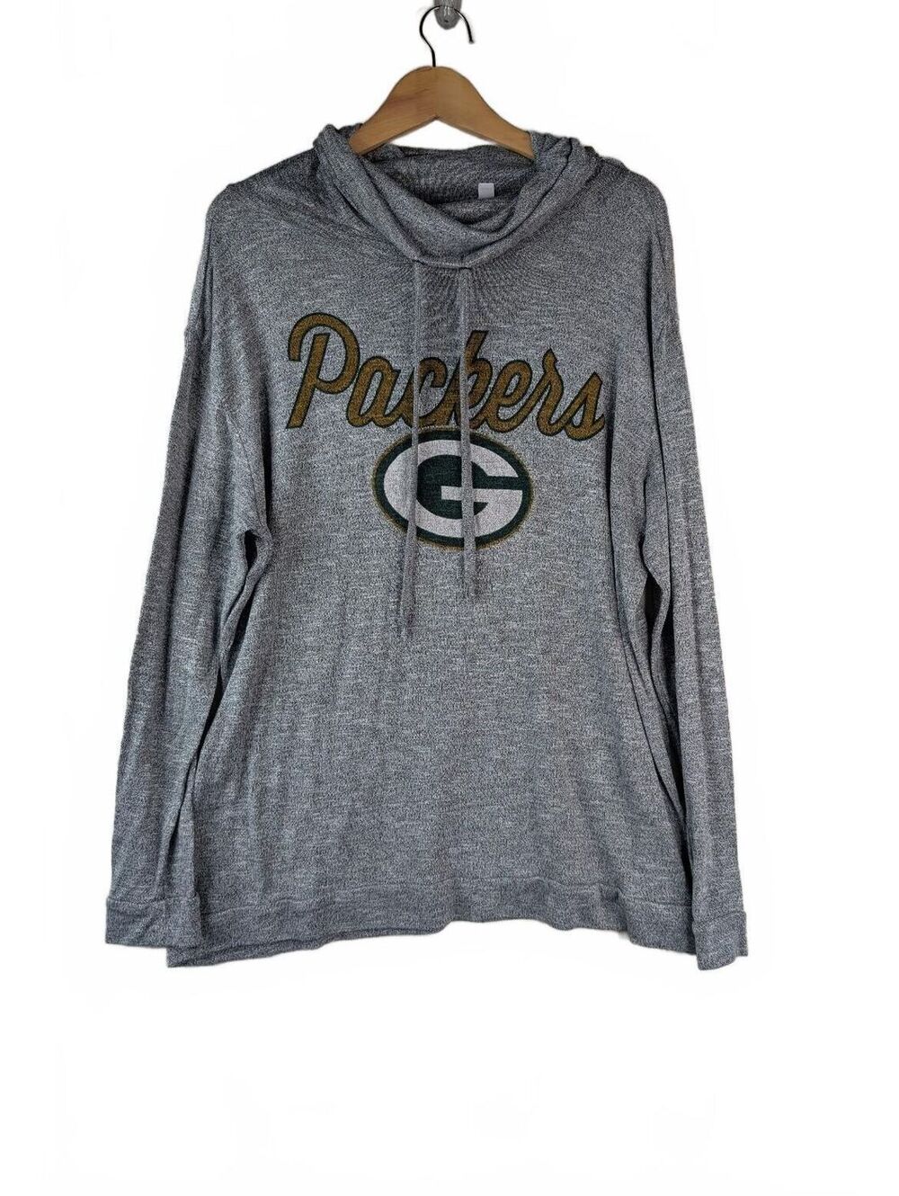 NFL Team Apparel Green Bay Packers Cowl Neck Sweatshirt Women's ‎ XXL